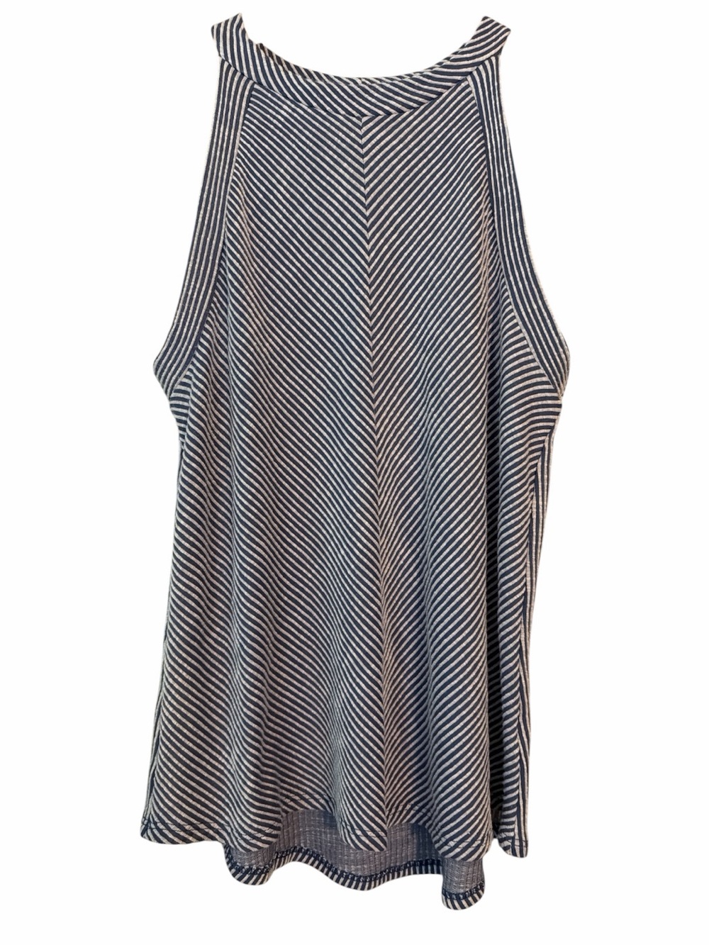 W5 Anthropologie Striped Halter Tank Top Made in USA Women’s Medium Coastal Boho
